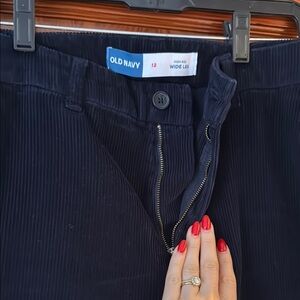 Old Navy Dark Blue Wide Leg Trousers